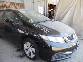 2014 Honda Civic LX 1.8L AT Black Sedan 1.8L AT #A24945